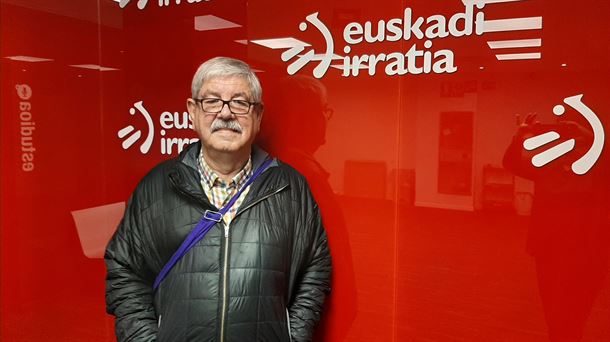 Jesus Uzkudun Euskadi Irratiko estudioan 