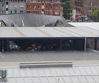 Se derrumba una cubierta del polideportivo de San Ignacio de Bilbao