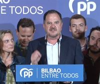 Iturgaiz: 'PPren menpe badago, ez da Bilduko alkaterik edo ahaldun nagusirik izango Euskadin'