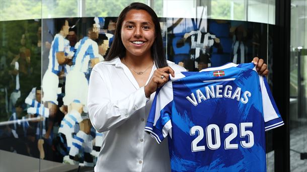 Manuela Vanegas, jugadora de la Real Sociedad.