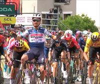 Alaphilippe gana el esprint de la segunda etapa del Critérium Dauphiné, donde Laporte sigue líder