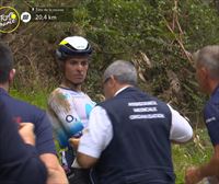 Enric Masek Frantziako Tourra utzi du, lehenengo etapan erorikoa izan ostean