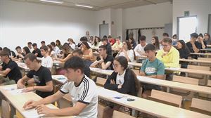 Alumnos en un examen. Foto: EITB Media