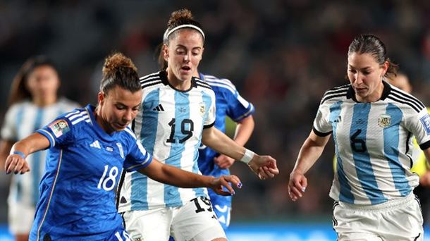 Italia Y Argentina se han enfrentadO en la 1ª jornada del Grupo G. Foto: @FIFA Women's World Cup