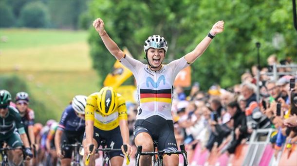 Liane Lippert, ganadora de la 2ª etapa del Tour de Francia