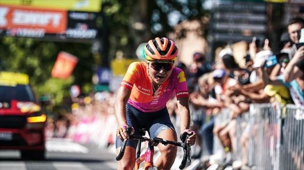 Ricarda Bauernfeind, ganadora de la 5ª etapa del Tour de Francia. Foto: © A.S.O. / Thomas Maheux