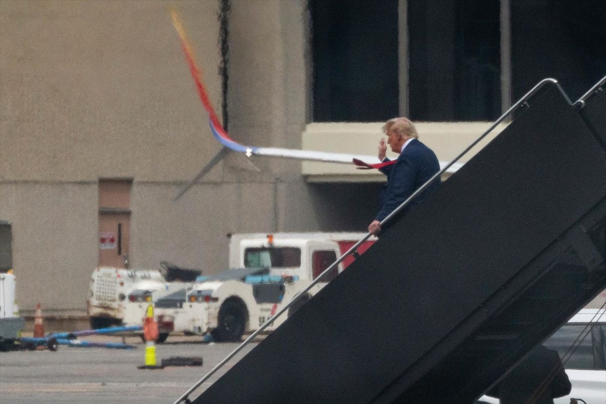 Donald Trump llega a Washington.