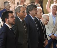Pau Casalsi Frantzian egindako omenaldi batek Puigdemont, Aragones, Torra, Pujol eta Montilla bildu ditu