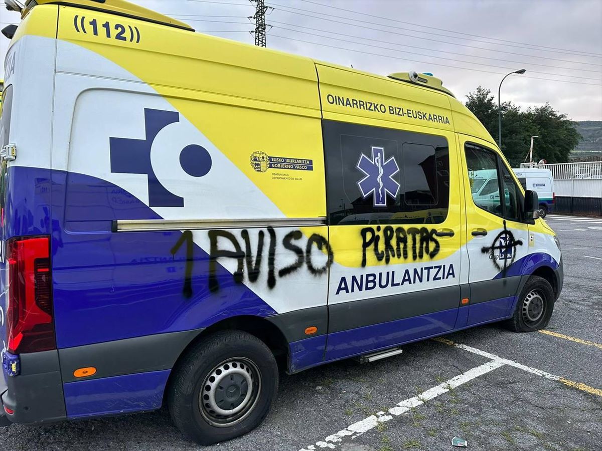 Una ambulancia saboteada el pasado septiembre