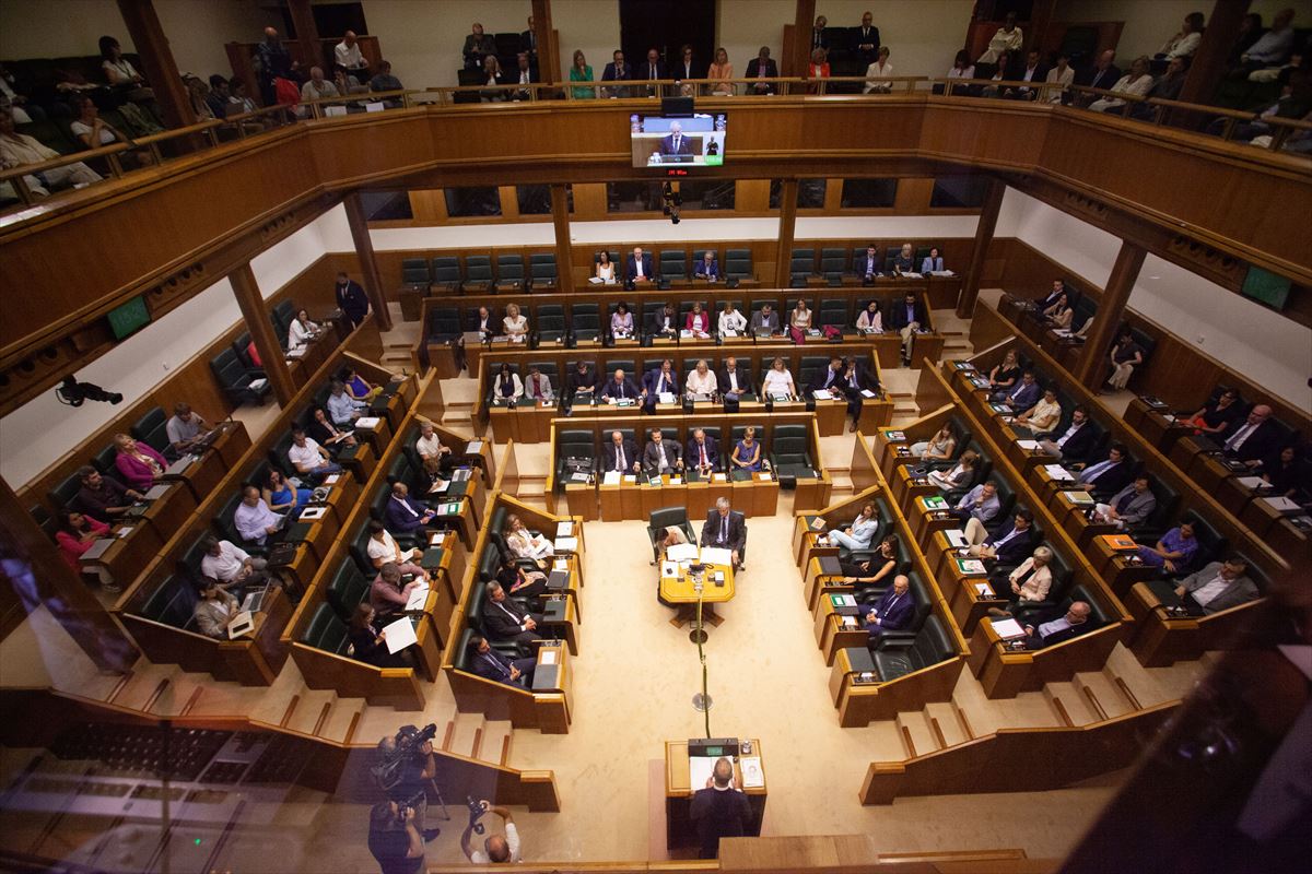 El Parlamento Vasco, en una foto de archivo. 