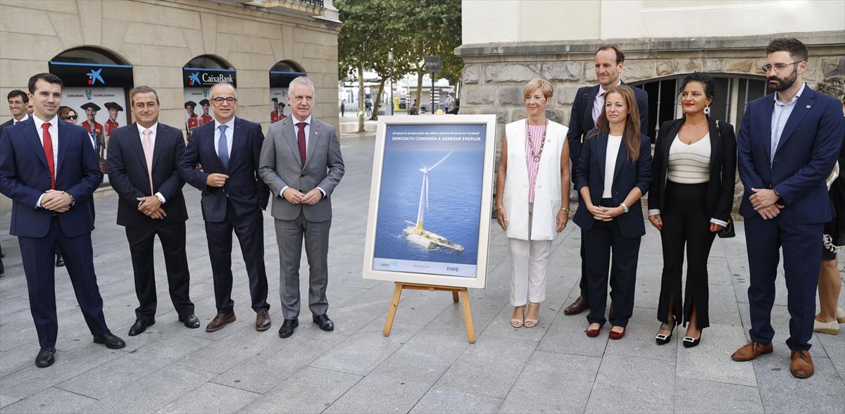 Iñigo Urkullu destaca la apuesta ''decidida'' de Euskadi por las renovables : ''No tenemos planeta B''