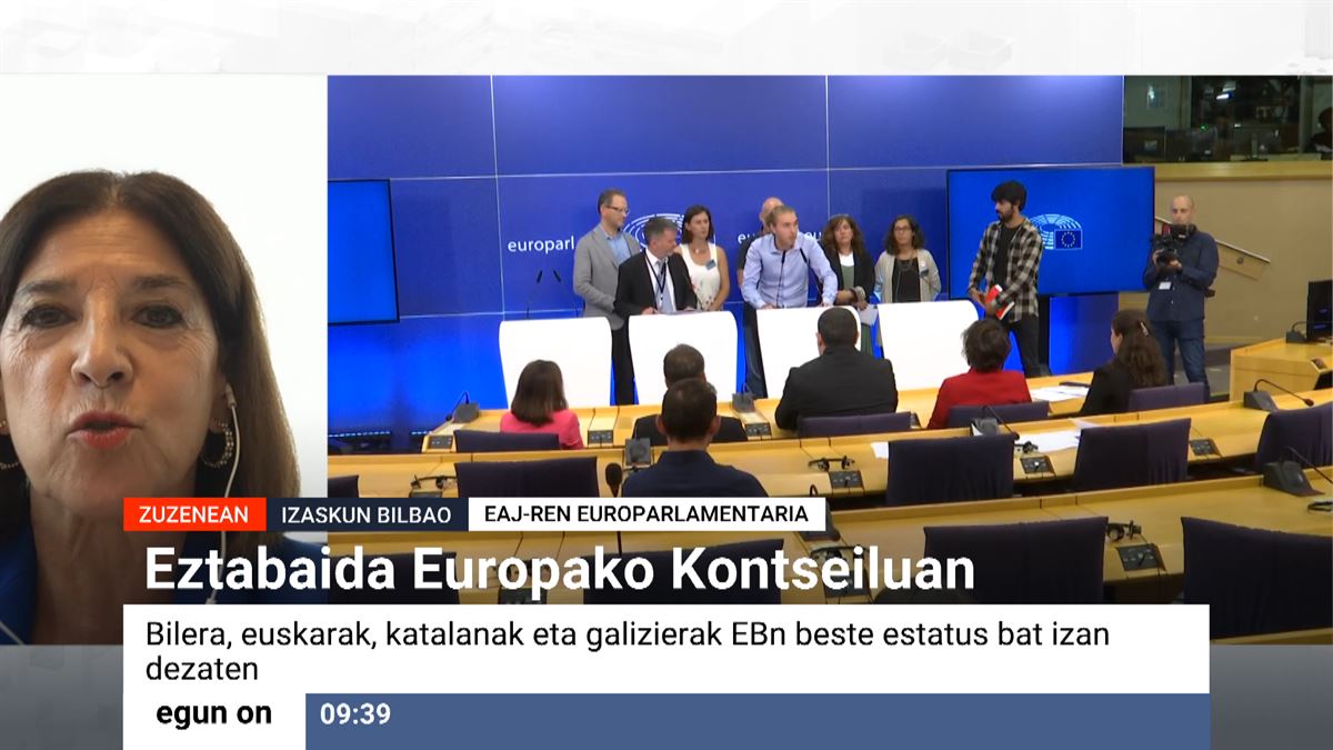 Izaskun Bilbao: ''Europa aniztasuna da, eta gure hizkuntza praktikoki ofiziala de Europan''