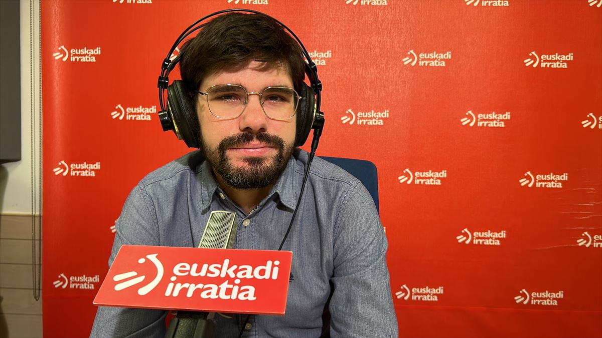 Martínez, en una entrevista anterior en Radio Euskadi. 