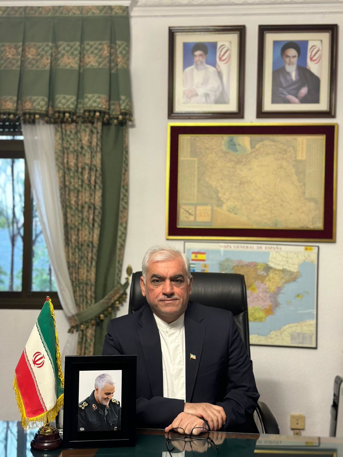Iranek Espainian duen enbaxadore Reza Zabid