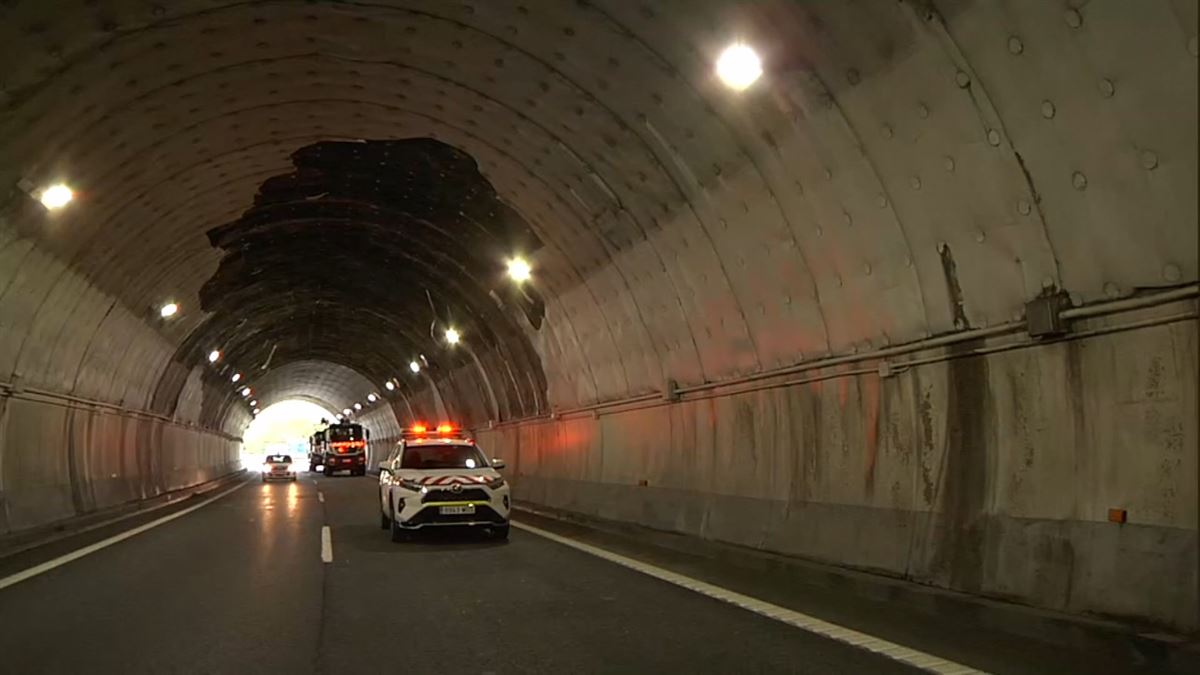 Interior del túnel. Imagen obtenida de un vídeo de EITB Media.