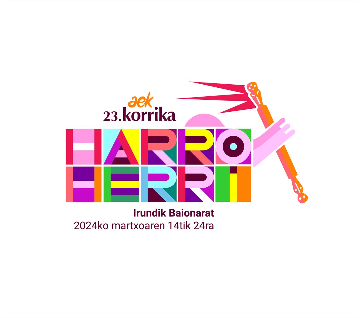 Desde Irun hasta Baiona, bajo el lema "Harro Herri"