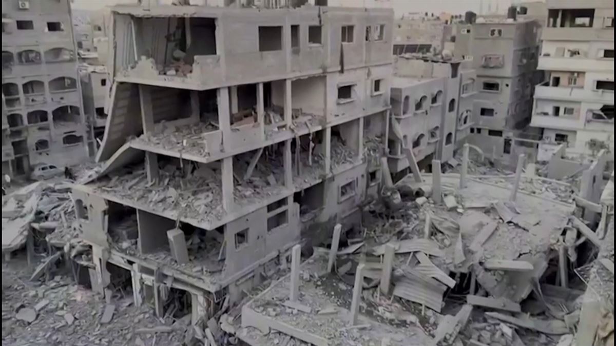 Gaza. Imagen obtenida de un vídeo de Agencias.