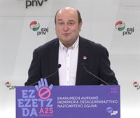 Ortuzar confirma que el EBB ha propuesto a Imanol Pradales como candidato a lehendakari