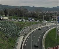 Un accidente registrado en el puente de Rontegi provoca colas de 5 kilómetros en el corredor del Txorierri