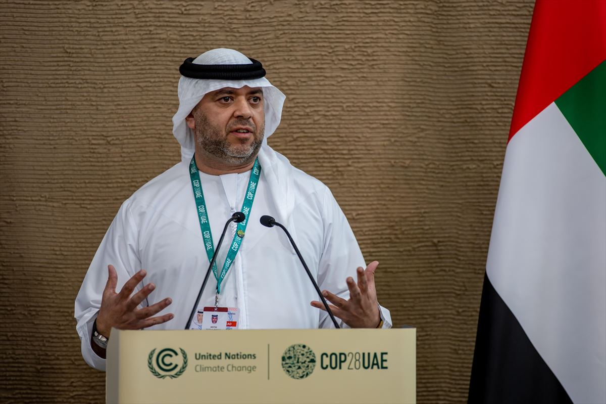 Majid Al Suwaidi, director general de la COP28. Foto: EFE