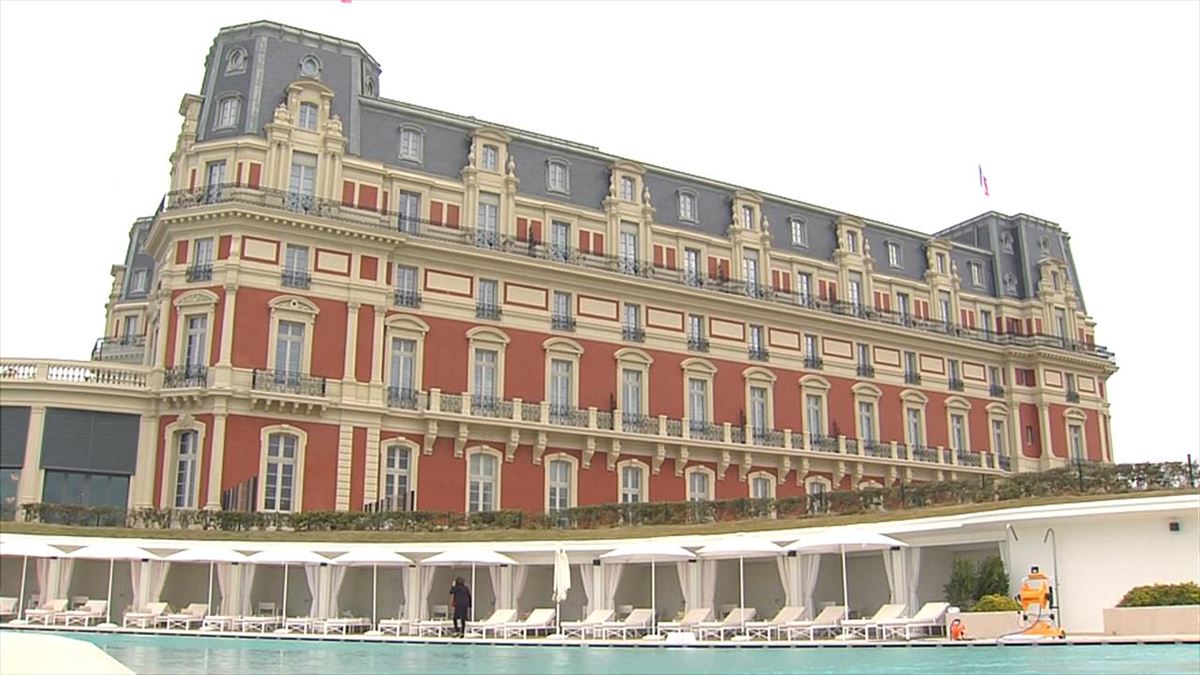 Biarrizko Hotel du Palais. Argazkia: EITB