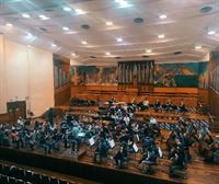 Euskadiko Orkestrako musikariekin entsegu batean osasunaz aritu gara