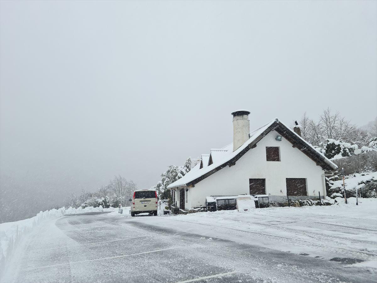 Nieve en Belagua