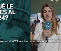 ¿Qué le piden al 2024 los aizkolaris Nera Arruti e Iker Vicente?