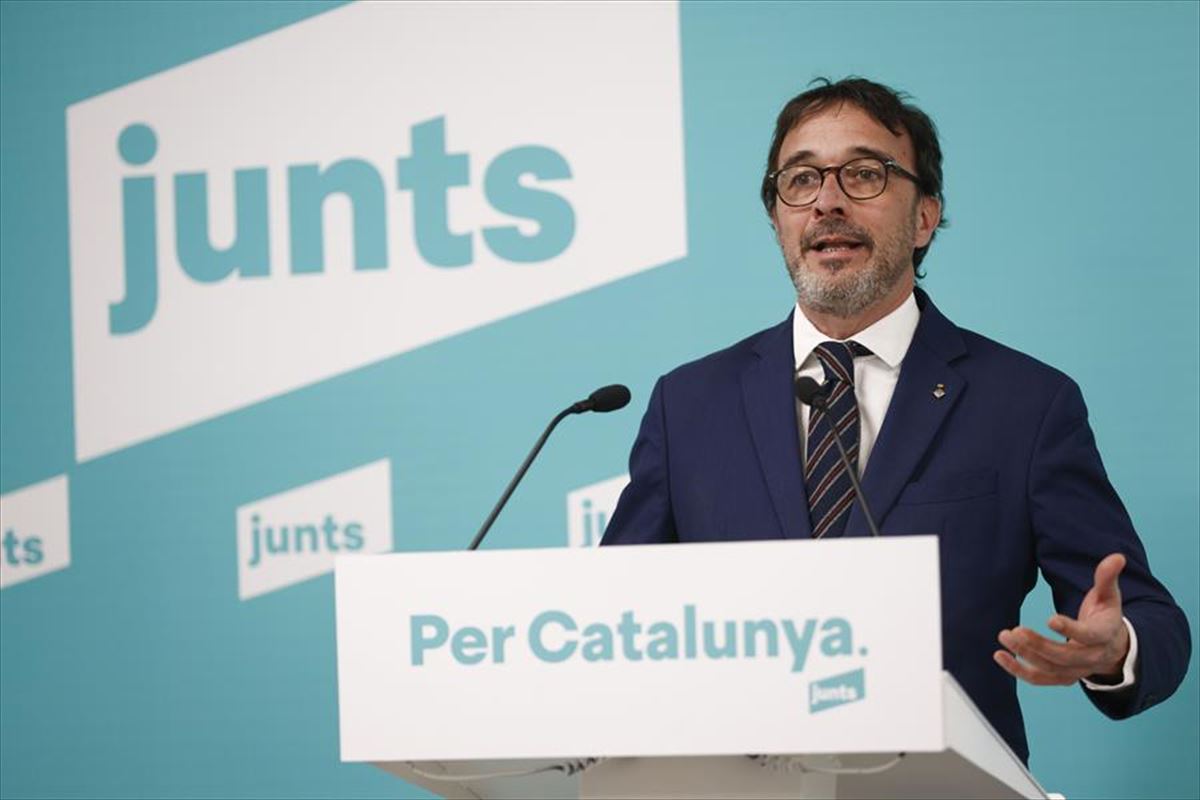 El vicepresidente y portavoz de Junts, Josep Rius