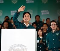 William Lai Alderdi Demokratiko Aurrerakoiaren hautagaiak irabazi ditu hauteskundeak Taiwanen