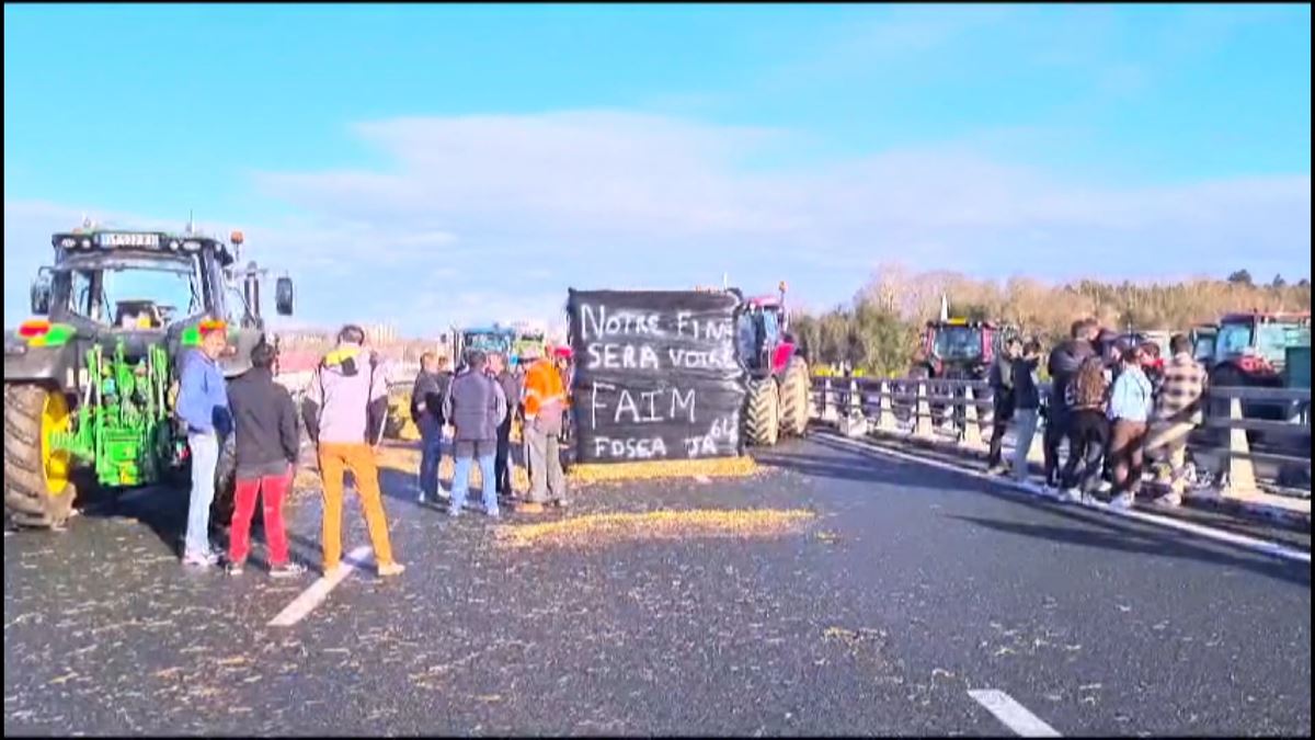 Protesta de agricultores 