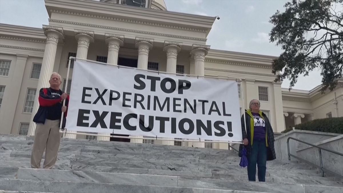 Activistas contra la pena de muerte