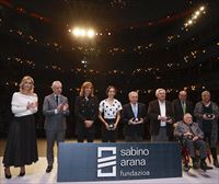 Clemente, Antton Valverde, Laboral Kutxa-Fundación Euskadi, EAA y Armando Llanos, premios Sabino Arana 2023