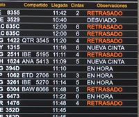 Nueve vuelos han sido desviados tras no poder aterrizar en el aeropuerto de Bilbao por la niebla
