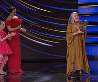 Ane Gabarain donostiarrak jaso du antzeztaldeko emakumezko aktore onenaren Goya saria