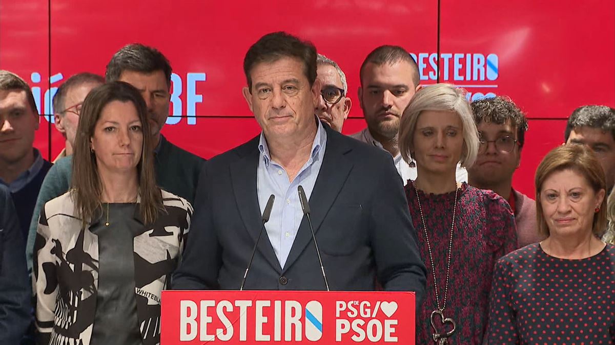 Besteiro (PSG): ''Ez dira nahi genituen emaitzak, baina, oposiziotik lan egingo dugu galiziar guztien alde''  