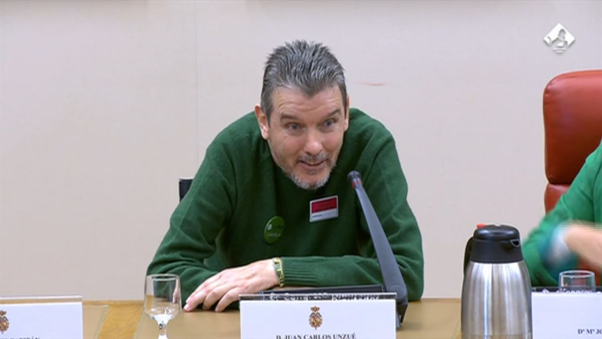 Juan Carlos Unzué. Imagen obtenida de un vídeo de Agencias.