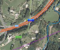 Tres kilómetros de retenciones en la AP-8 en Irun, sentido Cantabria, por el accidente de un camión