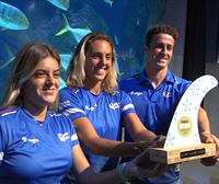 Janire Gonzalez-Etxebarri, Nadia Erostarbe y Andy Criere vuelven del Mundial de Surf con plaza para París