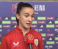 Ane Azkona: ''Los dos goles de la primera parte nos han hecho mucho daño''