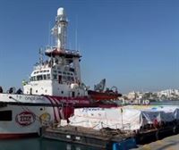 El buque 'Open Arms' zarpa rumbo a Gaza con 200 toneladas de alimentos