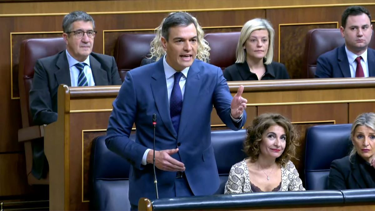 Pedro Sánchez hoy en el Congreso de los Diputados