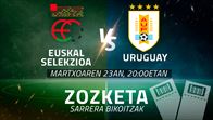 Badakigu nork irabazi dituen Euskal Selekzioa vs Uruguai partidarako sarrerak!
