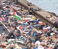 Solemne acto de recuerdo en Donostia por las víctimas de Gaza