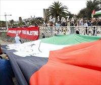 La cultura y la ciudadanía se vuelcan en Donostia por el fin del genocidio en Gaza