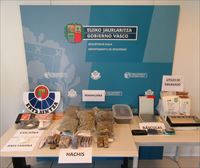 Cuatro detenidos y siete kilos de diversas drogas incautadas en Donostia y Astigarraga