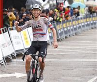 Tadej Pogacarrek irabazi du Vallterren eta Kataluniako Itzuliko liderra da; Mikel Landa, bigarren postuan