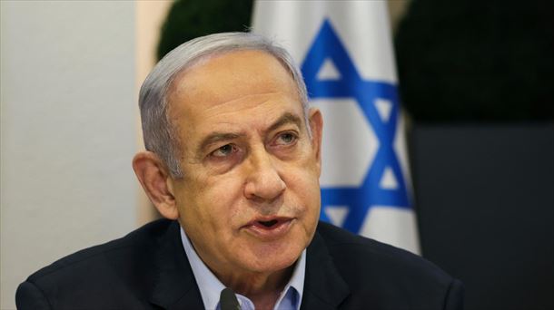 Benjamin Netanyahu Israelgo lehen ministroa. 