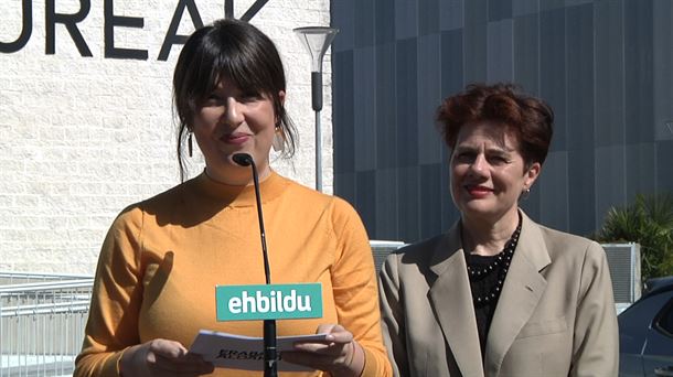 Vídeo Oihana Etxebarrieta La papeleta de voto de EH Bildu es la