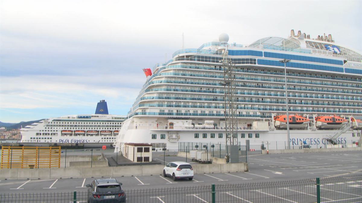 Puerto de Bilbao. Imagen obtenida de un vídeo de EITB Media.